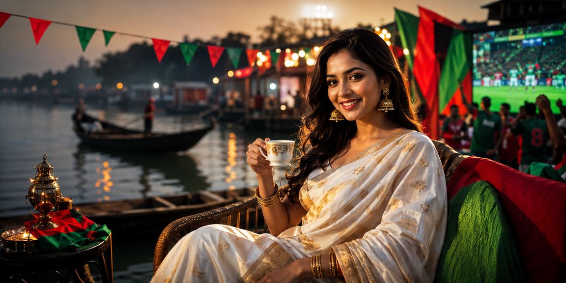 বরিশালে শাড়ি পরিহিত দর্শকের স্পোর্টস বেটিং অভিজ্ঞতা নিরাপদ