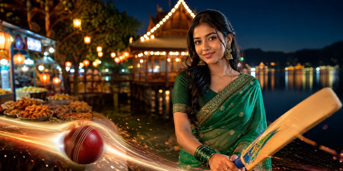 রাঙামাটিতে শাড়ি পরিহিত হাই রোলার ক্রিকেট বেটিং অভিজ্ঞতা